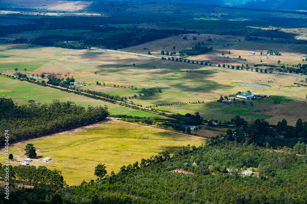 Naklejka premium High angle view of beautiful landscape