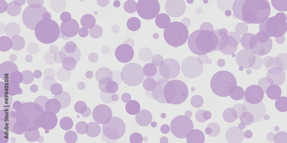 Abstract Purple Spotted, Bubbly Circles Pattern Background Design in Editable Vector Format