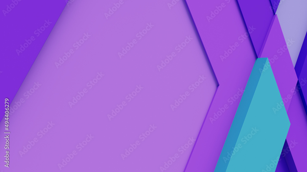 Purple and Turquoise Tech Background with a Geometric 3D Structure. Clean, Minimal design with Simple Futuristic Forms. 3D Render. Purple and Turquoise Tech Background with a Geometric 3D Structure. Clean, Minimal design with Simple Futuristic Forms. 3D Render.