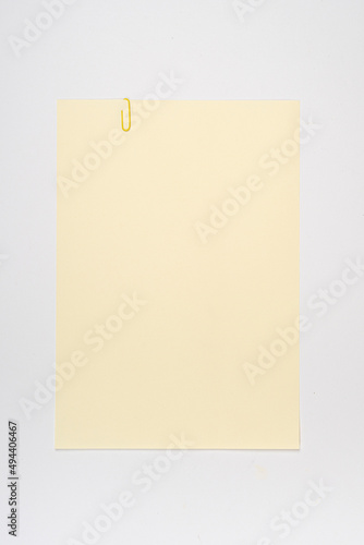 a blank sheet of paper