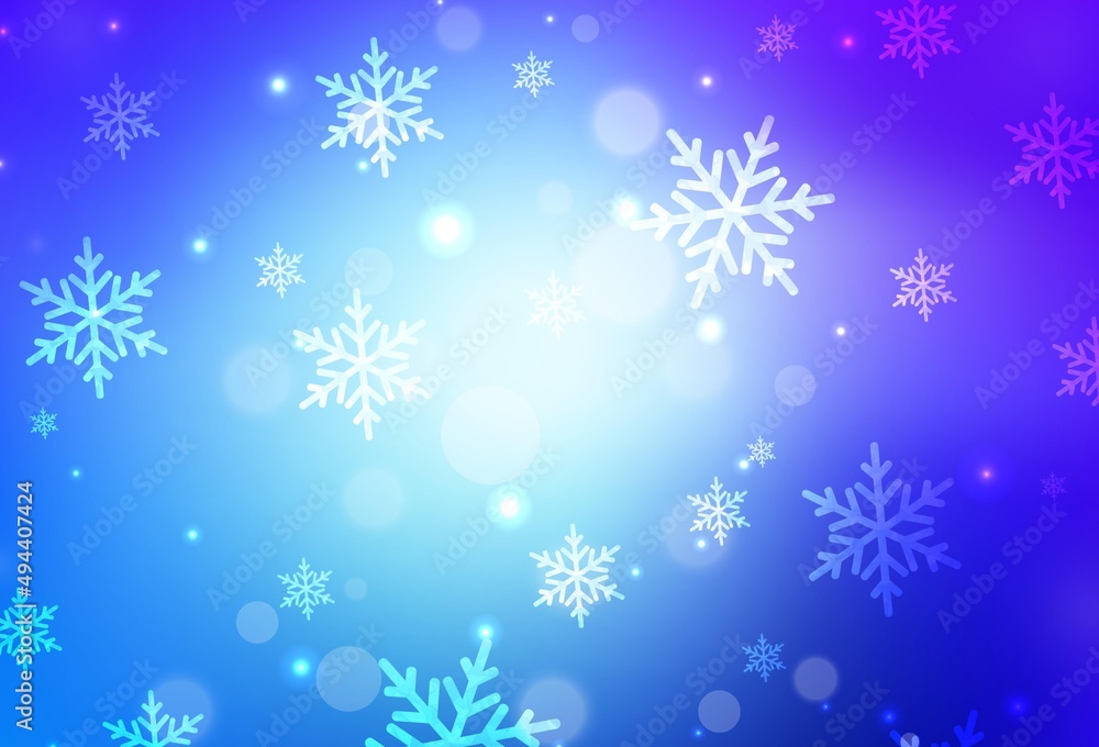 Light Pink, Blue vector layout in New Year style. Light Pink, Blue vector layout in New Year style.