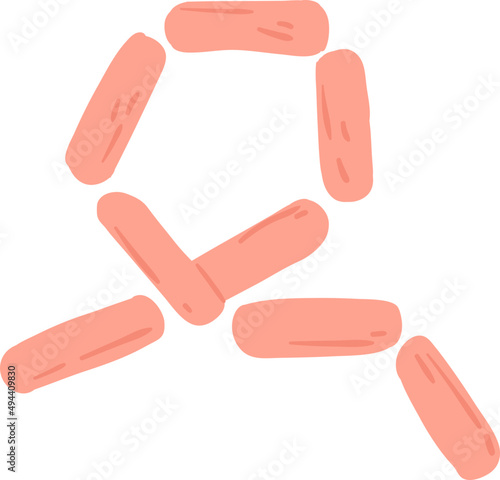 Sausages Cartoon Illustration