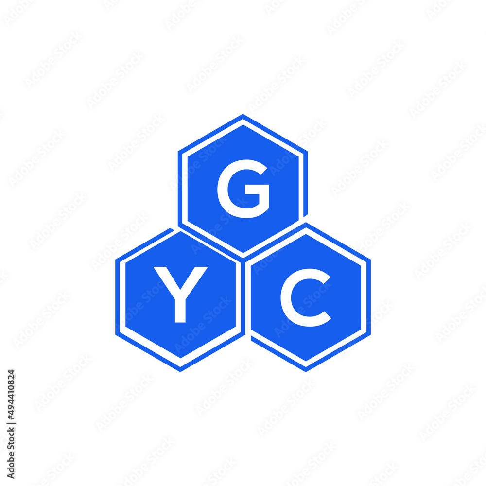 GYC letter logo design on White background. GYC creative initials letter logo concept. GYC letter design.
GYC letter logo design on White background. GYC creative initials letter logo concept. GYC letter design.