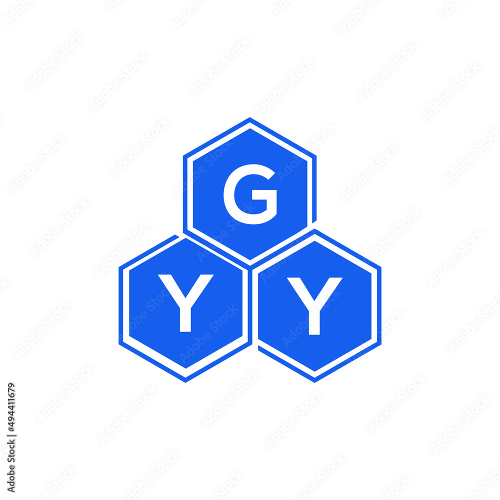 GYY letter logo design on White background. GYY creative initials letter logo concept. GYY letter design. GYY letter logo design on White background. GYY creative initials letter logo concept. GYY letter design.