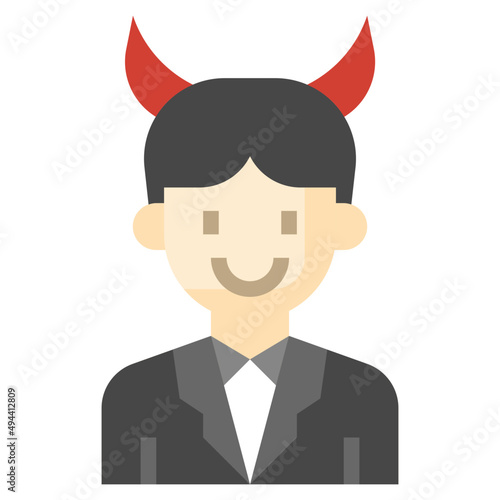 CHEATER flat icon,linear,outline,graphic,illustration
