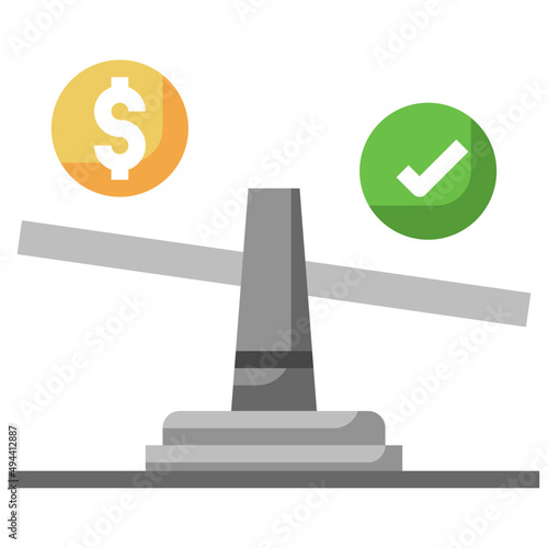 INJUSTICE flat icon,linear,outline,graphic,illustration