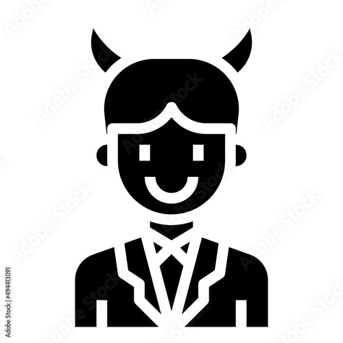 CHEATER glyph icon,linear,outline,graphic,illustration