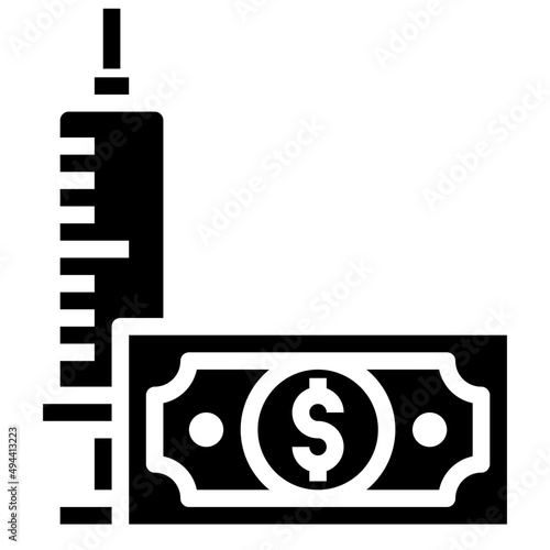 SYRINGE glyph icon,linear,outline,graphic,illustration