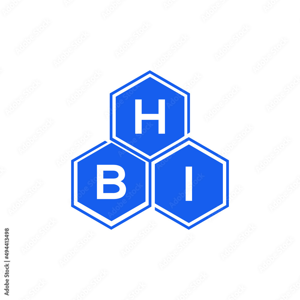 HBI letter logo design on black background. HBI creative initials letter logo concept. HBI letter design. HBI letter logo design on black background. HBI creative initials letter logo concept. HBI letter design.