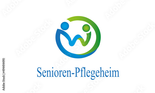 Senioren-Pflegeheim Logo, Altersheim Logo ,Pflegeheim Logo	