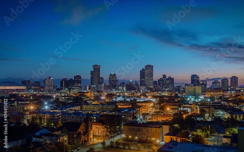 city skyline at night © George