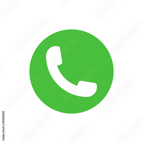 Accept phone call green icon