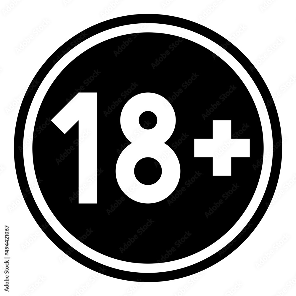 AGE LIMIT glyph icon,linear,outline,graphic,illustration AGE LIMIT glyph icon,linear,outline,graphic,illustration