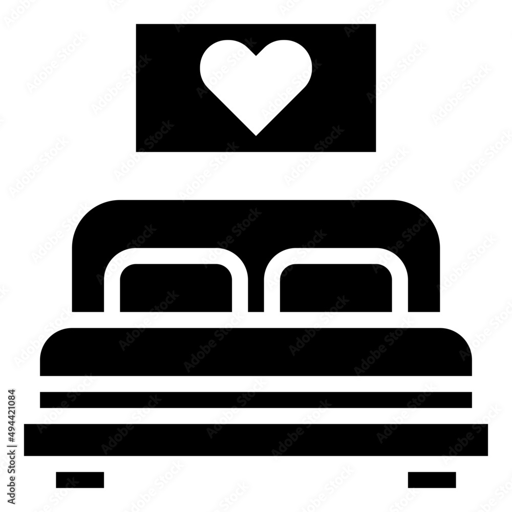 BED glyph icon,linear,outline,graphic,illustration BED glyph icon,linear,outline,graphic,illustration