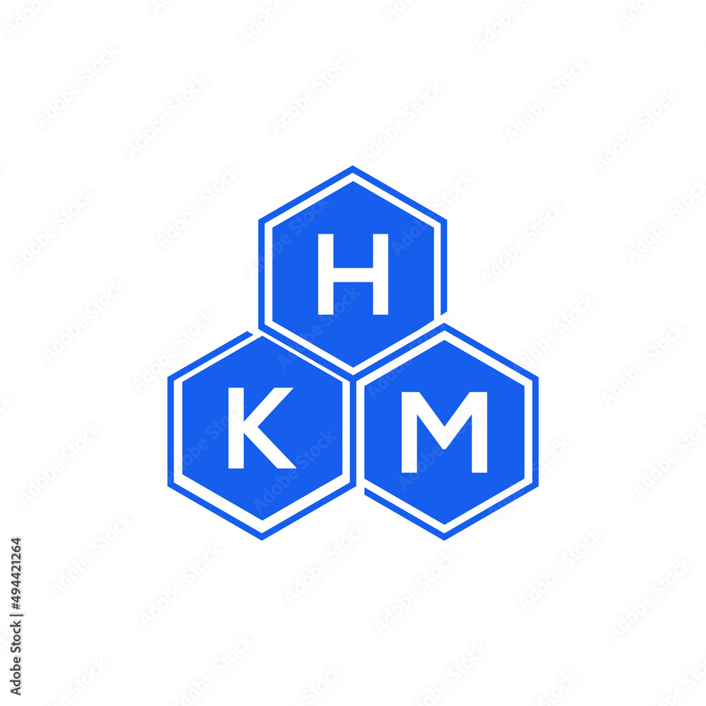 HKM letter logo design on black background. HKM creative initials letter logo concept. HKM letter design. HKM letter logo design on black background. HKM creative initials letter logo concept. HKM letter design.