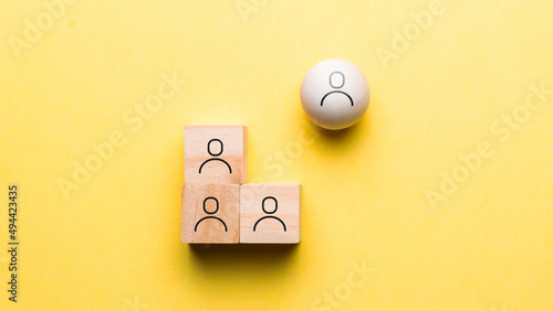 Photos The concept of the atmosphere and relationships of colleagues at work