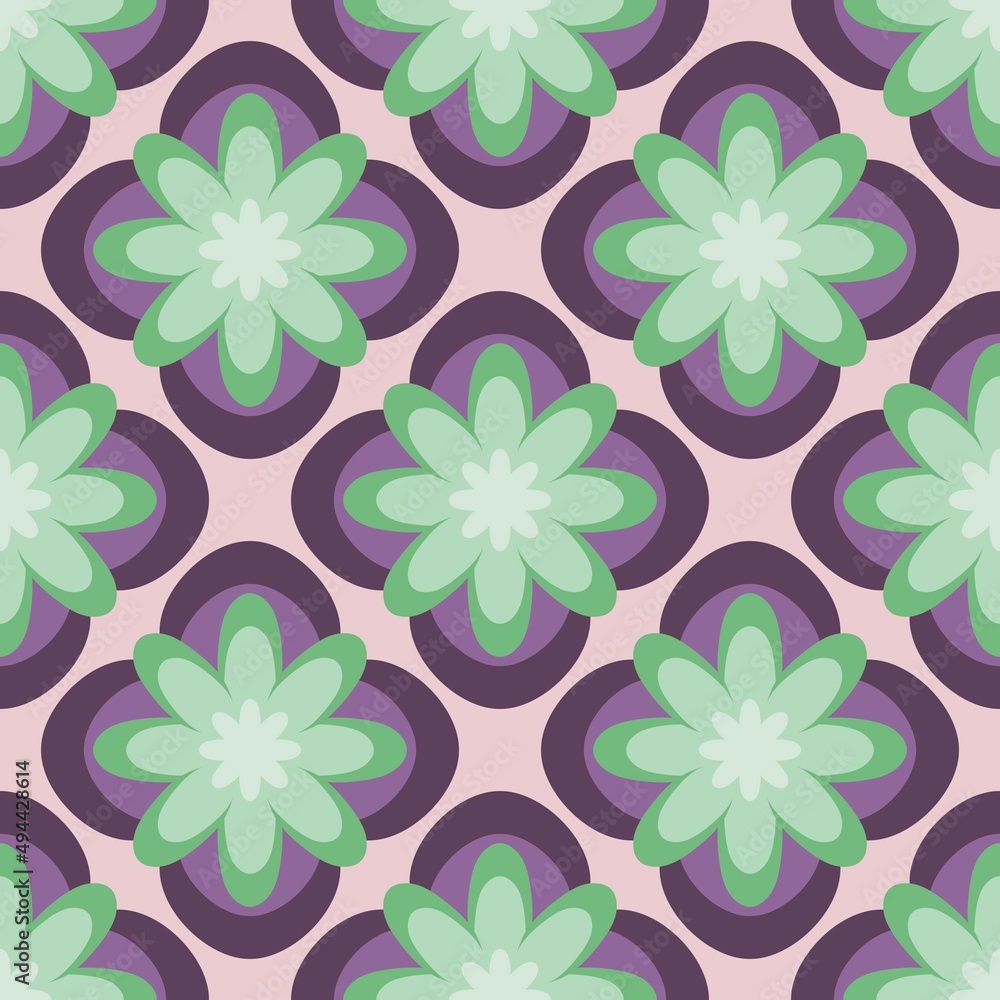 Simple floral seamless pattern with flowers for fabrics and cards and linens and kids and wrapping paper Simple floral seamless pattern with flowers for fabrics and cards and linens and kids and wrapping paper