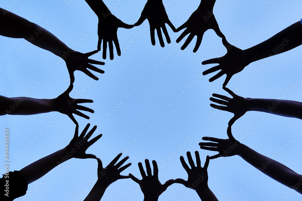 © Ruan J/peopleimages.com - Collaborating as one. Shot of a group of hands spread out together in a circle.