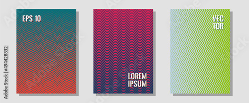 Certificate layouts vector graphic design set.