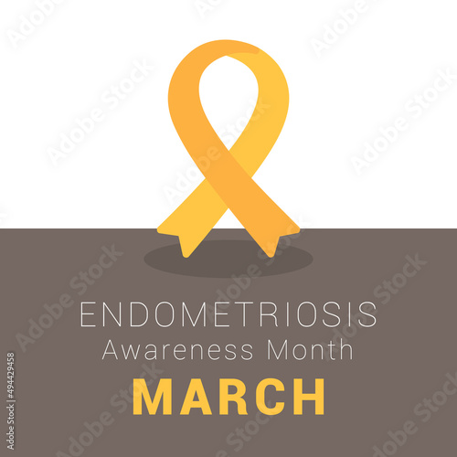 National Endometriosis Awareness Month march info graphic