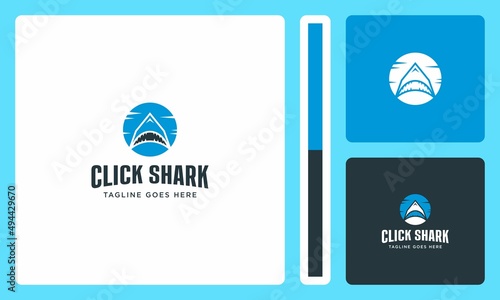 shark head logo