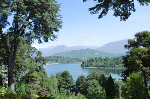 lake and mountains