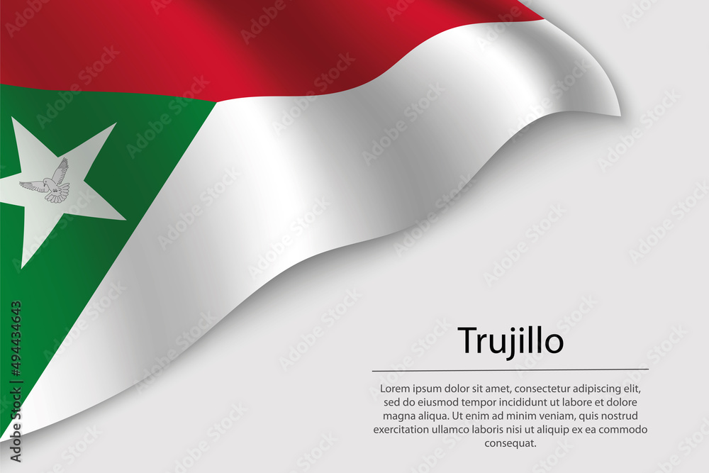 Wave flag of Trujillo is a state of Venezuela
