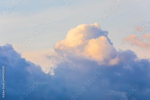 Beautiful clouds illuminate...