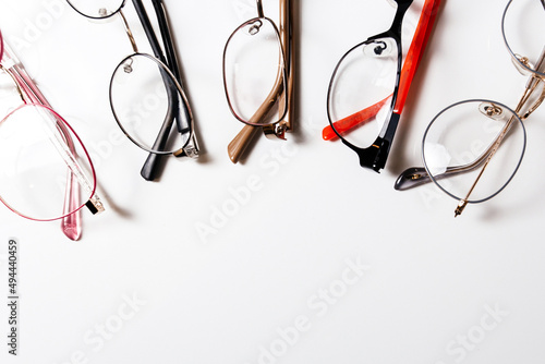 glasses isolate on white