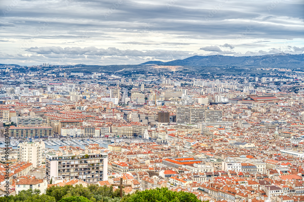 Marseilles Cityscape, HDR Image