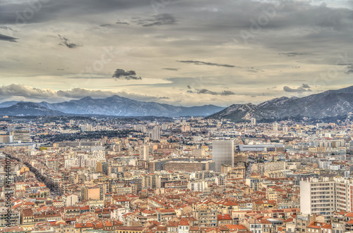 Marseilles Cityscape, HDR Image