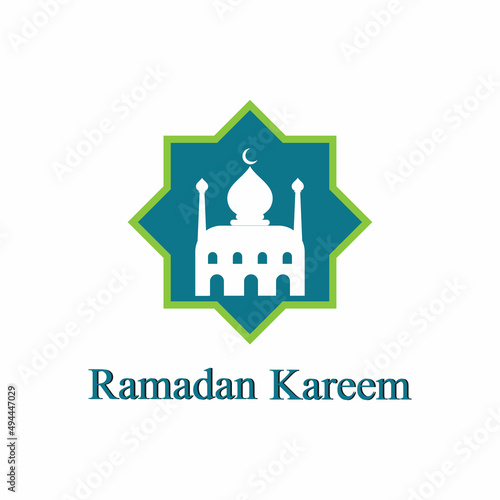 ramadhan logo background icon vector illustration