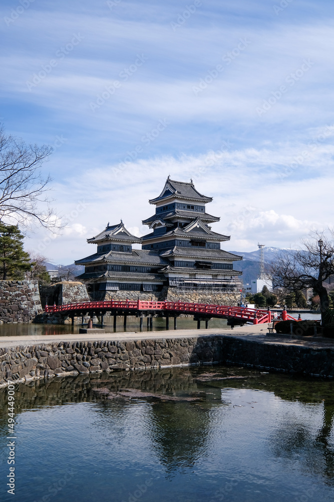 長野県松本市の松本城 長野県松本市の松本城