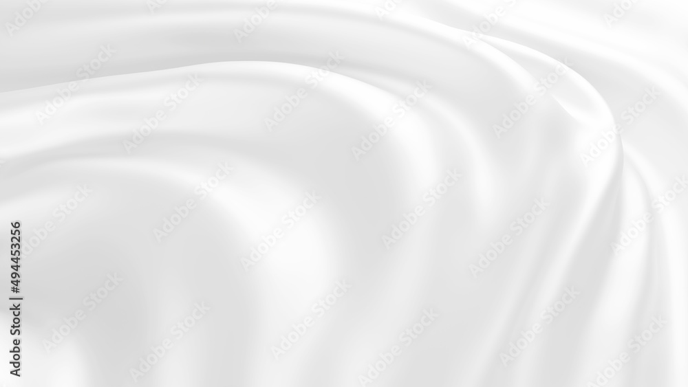 White cosmetic cream texture background 3D render - obrazy, fototapety, plakaty 