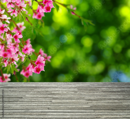 wooden spring blossom