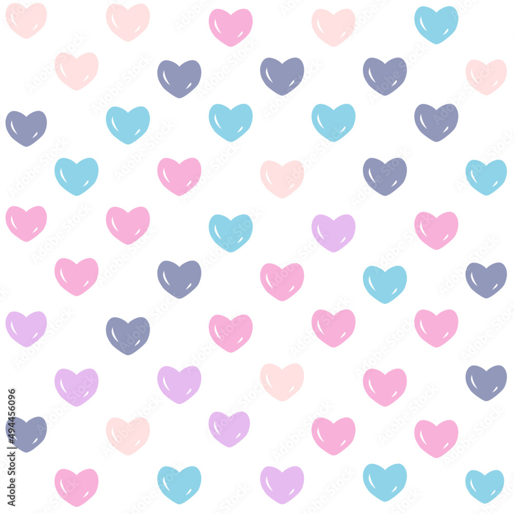 heart pattern , heart background ,heart vector texture