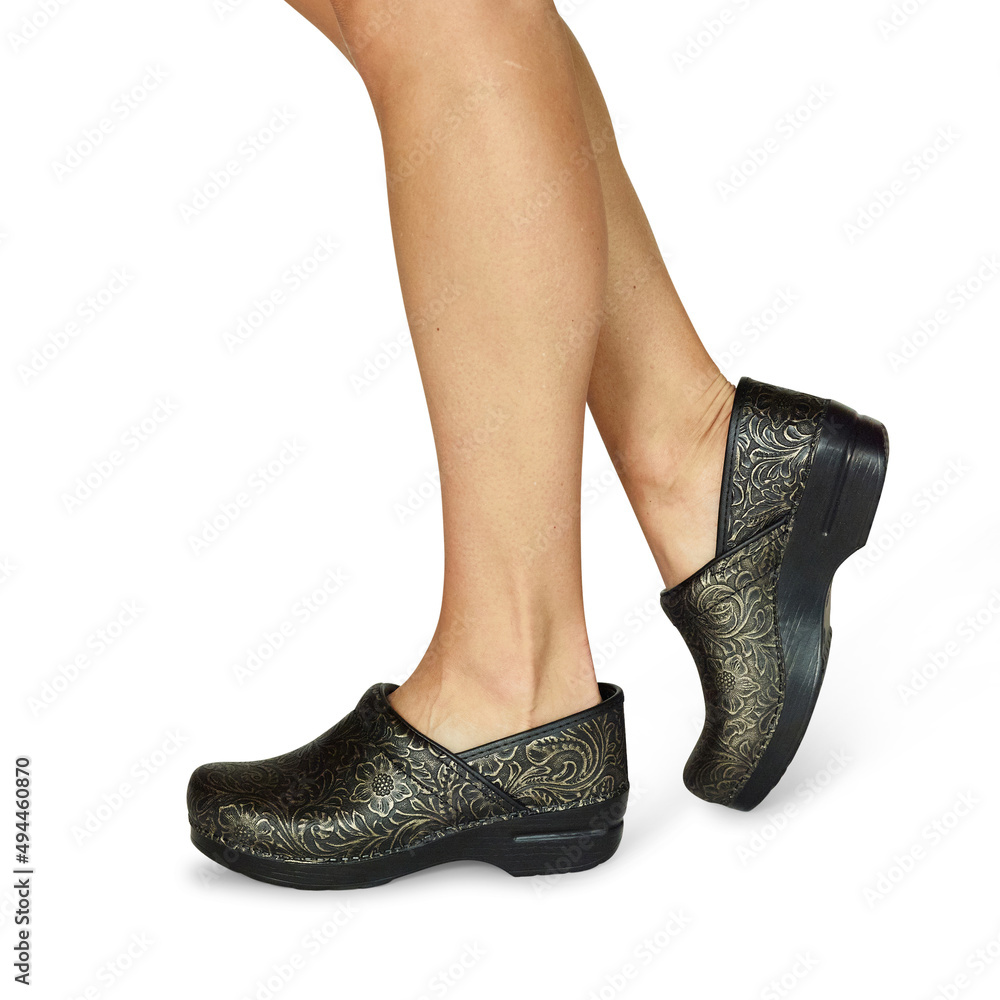 Women's Fashion Shoe Footwear Standing Pose Women's Fashion Shoe Footwear Standing Pose