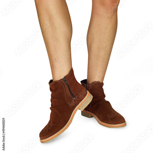 Women's Fashion Shoe Footwear Standing Pose