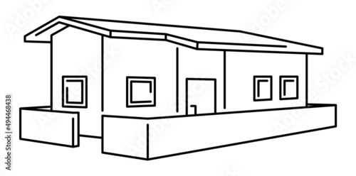 平屋の住宅