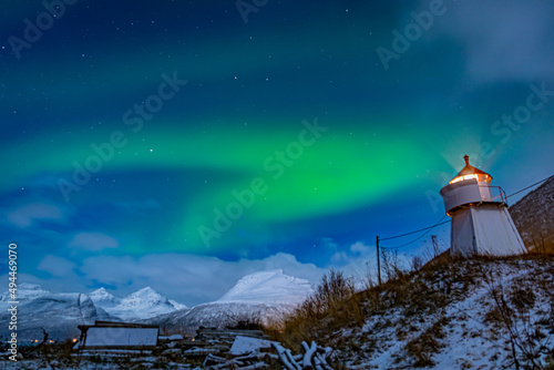 Obraz na płótnie Aurora Borealis, Aurora Polaris, also known as Northern Lights w salonie