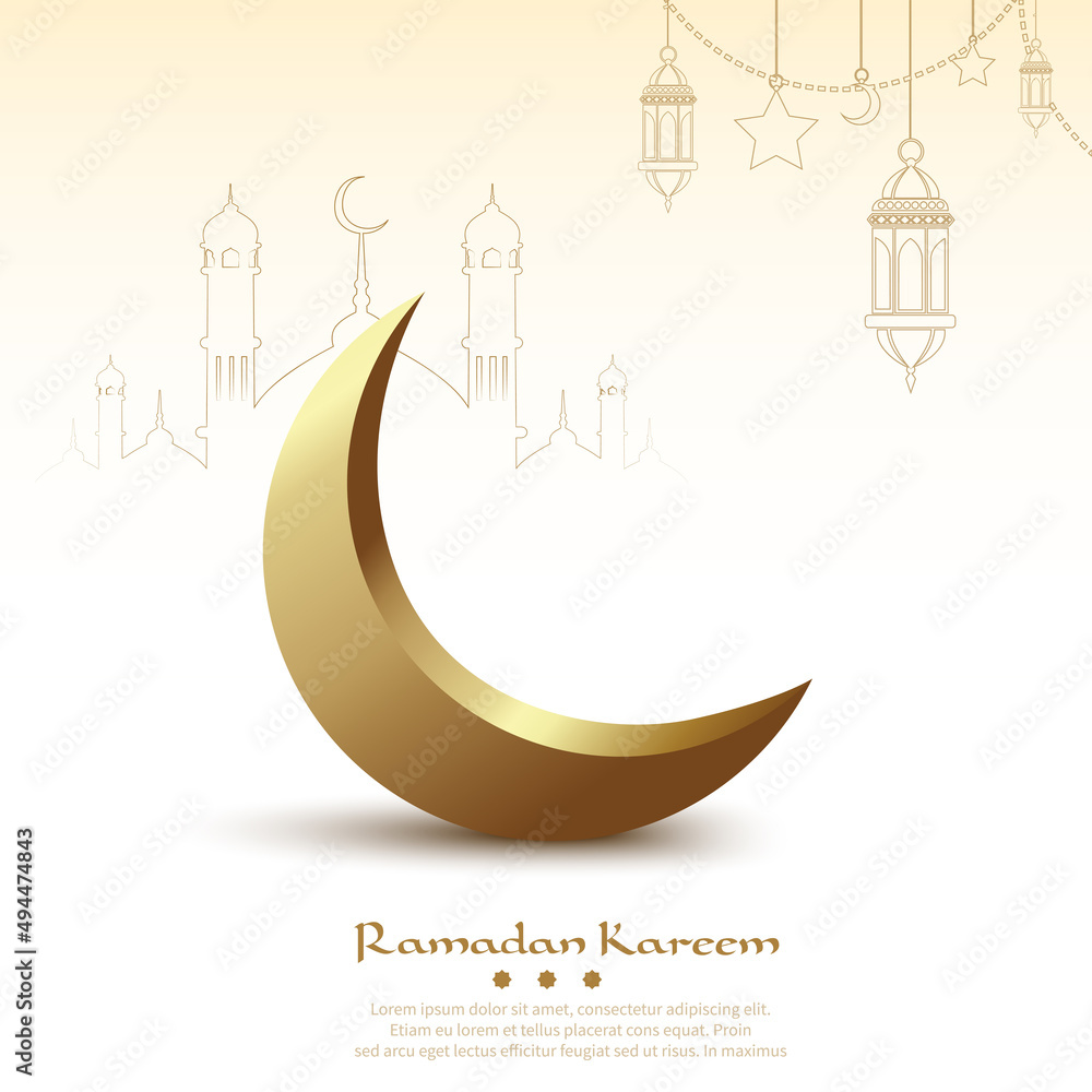 Ramadan kareem background design with arabic ornament. Vector Ramadan kareem background design with arabic ornament. Vector