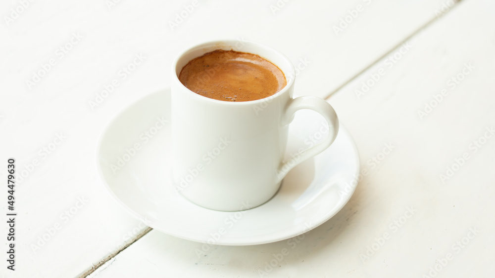 cup of coffee on the table cup of coffee on the table