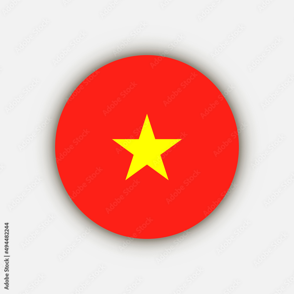Country Vietnam. Vietnam flag. Vector illustration. Country Vietnam. Vietnam flag. Vector illustration.