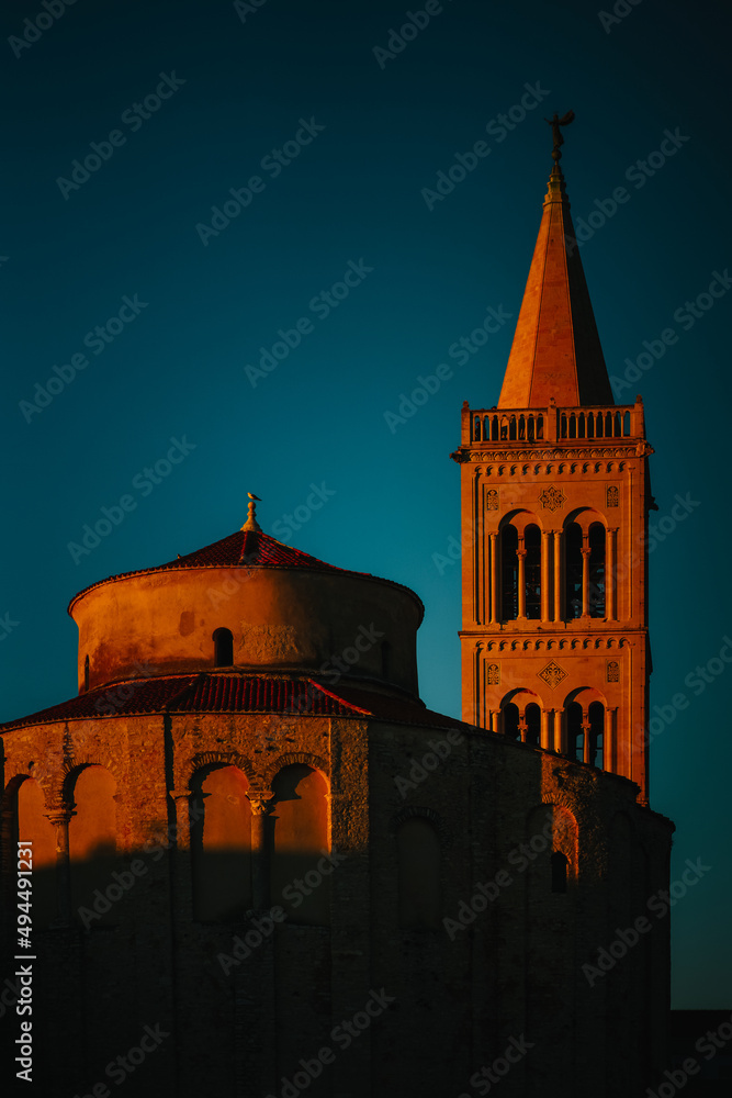 Naklejka premium Saint Donat, Zadar, Croatia