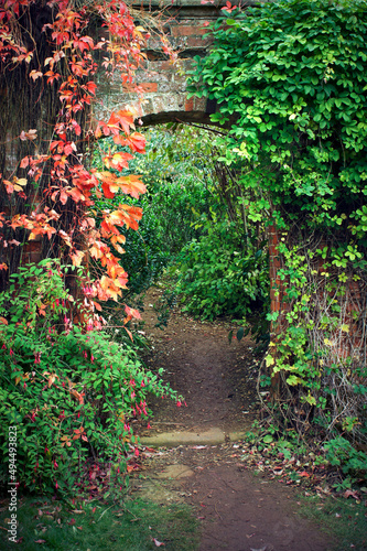 Fotografija Garden wall archway