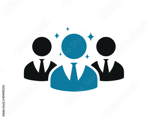 Expert team icon. Vector illustration