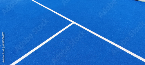 Fotografie Closeup photo of the floor of a tennis court