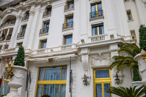 facade of the Negresco hotel in the city of Nice photo