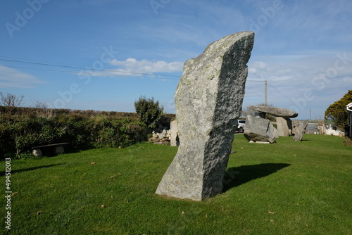 Ed Prynss's Standing Stones St Meryryn Cornwall England UK