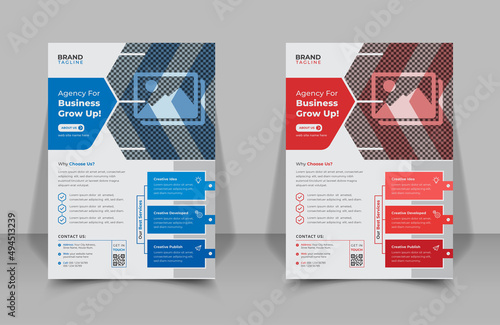 Corporate business flyer template vector design, brochure design, cover, annual report, poster, flyer
